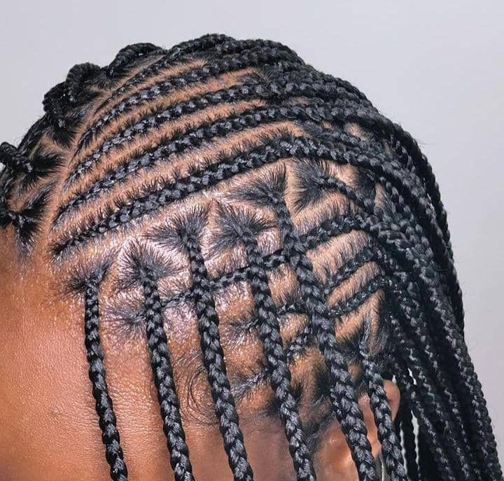 Fulani braids hairstyle